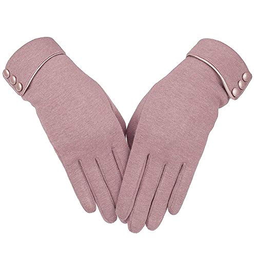 Product Cover Winter Warm Gloves for Men & Women, Touchscreen Gloves Cold Weather Cycling Gloves Windproof Winter Sports Gloves for Running, Biking, Driving, Climbing, Hiking (M, Khaki)