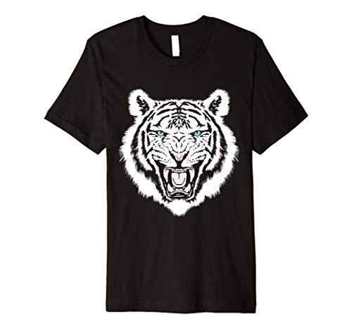 Product Cover White Tiger Trendy Animal Print Easy Tiger Premium T-Shirt