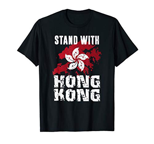 Product Cover Free Hong Kong Flag Pro Democracy Tops Stand With Hong Kong T-Shirt