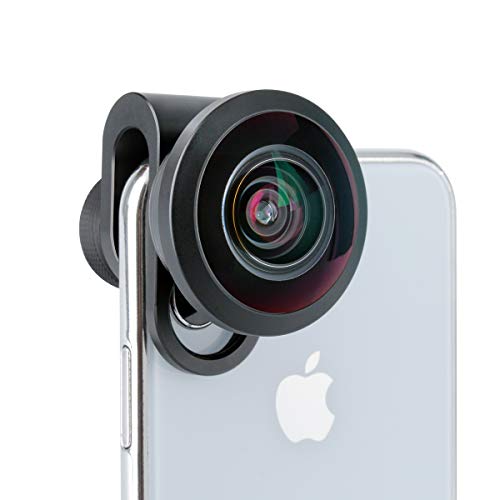 Product Cover ULANZI Fish Eye Lens 238° Phone Camera Lens Universal for iPhone 11 Pro Max X XR XS Max 8 7 6S Plus Samsung Galaxy S10 S9 Google Pixel OnePlus 7 Pro Android Phones (17mm Clip)