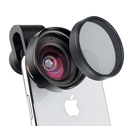 Product Cover ULANZI 16mm Wide Angle Phone Camera Lens w CPL Filter Universal for iPhone X XR XS Max 8 7 6S Plus Samsung Galaxy S10 S9 Google Pixel OnePlus 7 Pro Xiaomi Android Phones (17mm Clip)