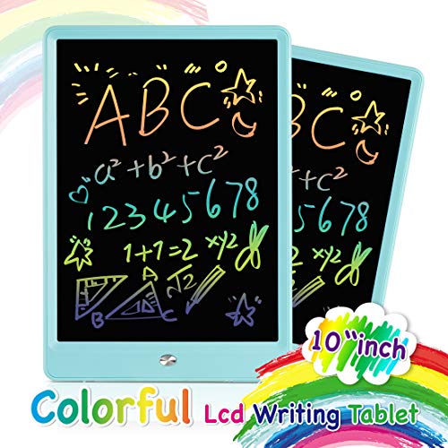 Product Cover Orsen LCD Writing Tablet 10 Inch,Colorful Magnetic Doodle Board Drawing Board,Erasable Reusable Writing Pad, Educational Writing Board for Kids and Adults at Home, School and Office(Blue)