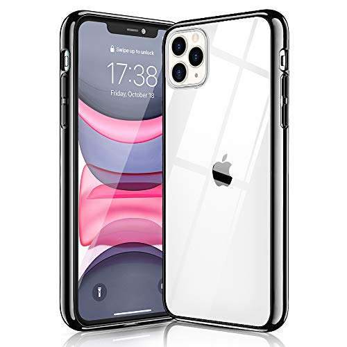 Product Cover OULUOQI Compatible with iPhone 11 Pro Max Case 2019, Shockproof Clear Case with Hard PC Shield+Soft TPU Bumper Cover Case for iPhone 11 Pro Max 6.5 inch