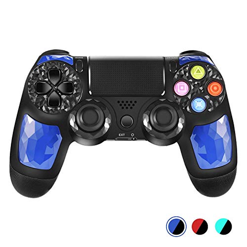 Product Cover PS4 Controller ORDA Wireless Gamepad for Playstation 4/Pro/Slim/PC/Smart TV and Laptop with Vibration and Audio Function, Package Included USB Cable - Blue