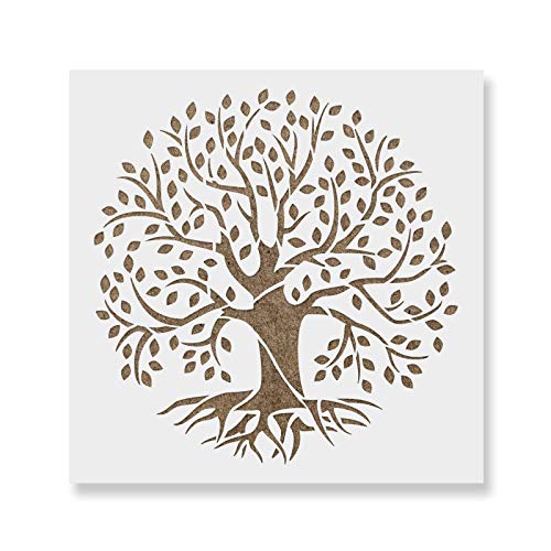 Product Cover Tree of Life Stencil Template - Reusable Stencil with Multiple Sizes Available