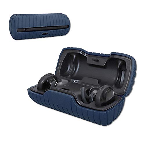 Product Cover ZALU Compatible for Bose SoundSport Free Charging Case Silicone Case (Midnight Blue)