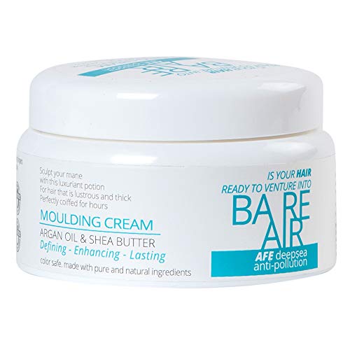 Product Cover BareAir Anti Pollution Natural Moulding Cream for Hair Styling 120 GMS | Argan Oil & Shea Butter | Boost Volume with Long Lasting Hold & Semi-Matte Finish | Safe |