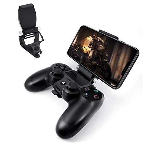 Product Cover DLseego PS4 Controller Phone Clip Holder Clamp Mount Bracket Foldable and Durable for Sony Playstation 4 PS4 Dual Shock Wireless Controller [Playstation 4]