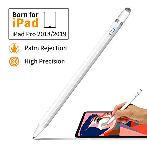 Product Cover Stylus Pen for iPad with Palm Rejection, iSkey High Precise Pencil Compatible with iPad (7th Gen 10.2-Inch), iPad (6th Gen), iPad Pro (11/12.9 Inch), Air (3rd Gen), Mini (5th Gen)