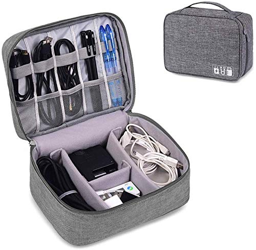 Product Cover Koyet Electronic Organizer Travel Universal Cable Organizer Electronics Accessories Cases for Cable, Charger, Phone, USB, SD Card