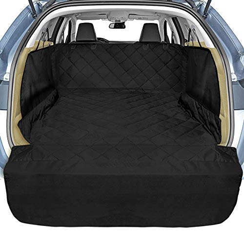 Product Cover Veckle Cargo Liner, SUV Cargo Liner for Dogs with Side Flaps Hammock Waterproof Nonslip Dog Seat Cover Cargo Area Protector Scratchproof for SUVs Sedans Vans