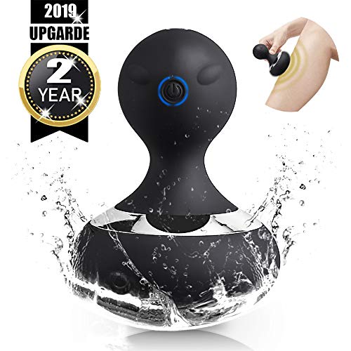 Product Cover Acvioo Handheld Wand Massager, Personal Full Body Massager with 10 Powerful Frequency Speed, Massager Cordless for Neck Shoulder Back Body Massage,Sports Recovery(Black)