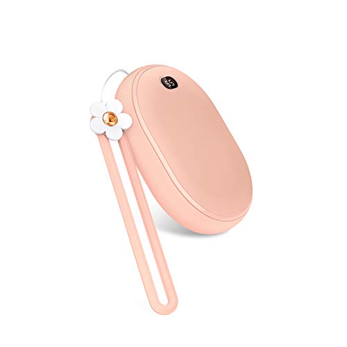 Product Cover SmartDevil Rechargeable Hand Warmers, 10000mAh USB Electric Hand Warmer and Power Bank, Large Battery, Reusable, Great for Women, Men, Outdoor Sports, in Cold Winter [Pink]