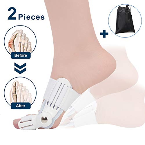 Product Cover Bunion Corrector and Bunion Relief, Forzacx Built-in Rotary Silicone Design Bunion Corrector Big Toe, with Corrective Function Orthopedic Bunion Corrector, Flexible Comfort Bunion Splint