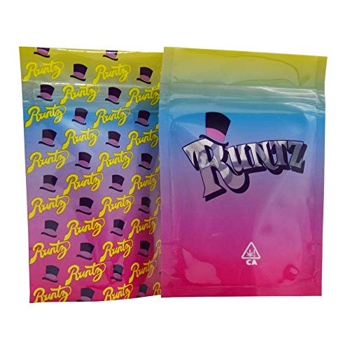 Product Cover 25 Packs Runtz Mylar Bags Runtz Packaging 3.5 Bags Smell Proof Bags