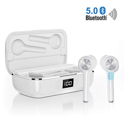 Product Cover Ture Wireless Earbuds Bluetooth 5.0, in-Ear Noise Cancelling Bluetooth Headphones 40H Playtime with Dual-Mic Stereo Headset Touch Control Compatible with Smartphones Tablets