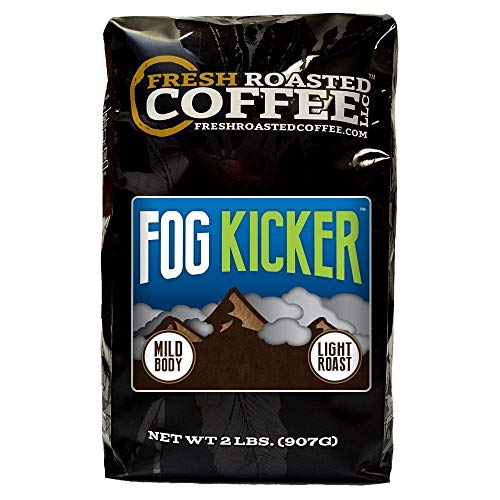 Product Cover Fresh Roasted Coffee LLC, Fog Kicker Blend Coffee, Light Roast, Artisan Blend, Whole Bean, 2 Pound Bag