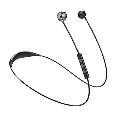 Product Cover Sport Bluetooth Headphones Waterproof Wireless Sport Earbuds, Richer Bass HiFi Stereo in-Ear Earphones, 7-10 Hrs Playback Running Headphones W/CVC6.0 Noise Cancelling Mic (Gray)