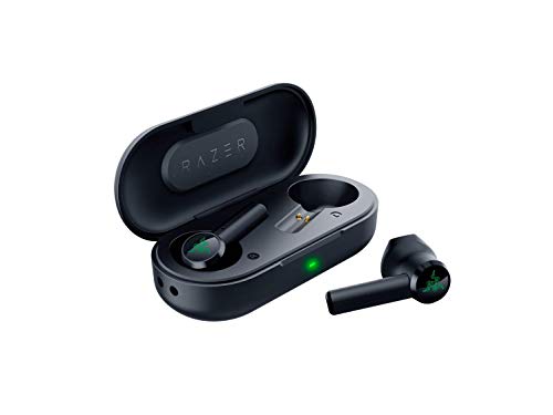 Product Cover Razer Hammerhead True Wireless Bluetooth Earbuds: Low-Latency - Water Resistant - Bluetooth 5.0 Auto Pairing - Classic Black