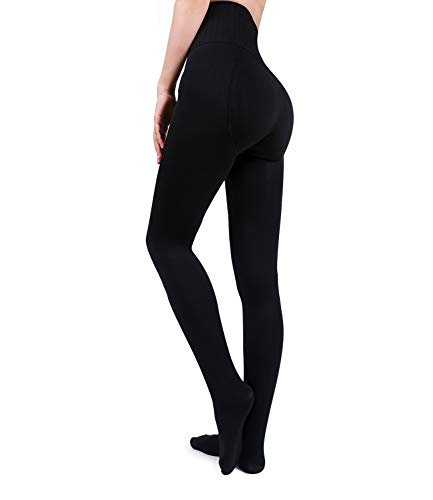 Product Cover Wonder Young Women's Opaque Warm Fleece Lined Tights - Thick Winter Thermal Tights Butt Lifting High Waisted Pantyhose