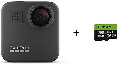 Product Cover GoPro MAX - Waterproof 360 + Traditional Camera + PNY Elite-X 256GB U3 microSDHC Card (Bundle)