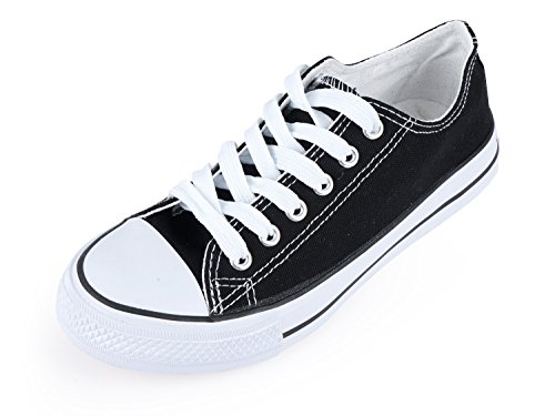 Product Cover SUNJIN ACRO Unisex Canvas Low Top Sneaker Lace up Classic Casual Shoes