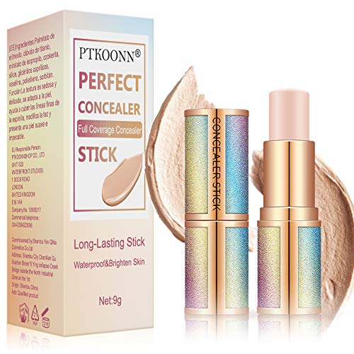 Product Cover Concealer Stick,Full Coverage Concealer,Comcealer Stick,Concealer Makeup Stick for Dark Circles & Imperfections