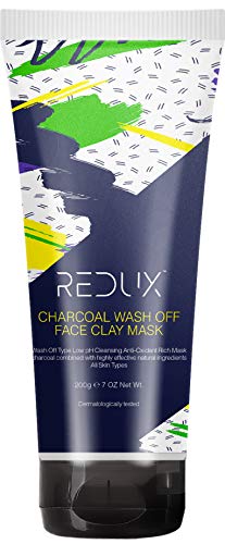 Product Cover Redux Charcoal Face Clay Mask - Pore Cleansing - Wash Off Face Mask - 200G