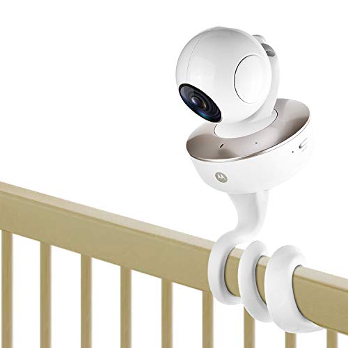 Product Cover iTODOS Baby Monitor Mount for Arlo, Motorola Baby Monitor and Most Universal Monitors Camera, Versatile Twist Mount Without Tools or Wall Damage - White