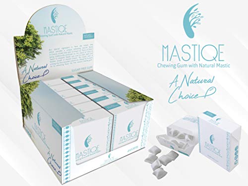 Product Cover Mastiqe Sugar Free Chewing Gum with Natural Mastic (Peppermint)