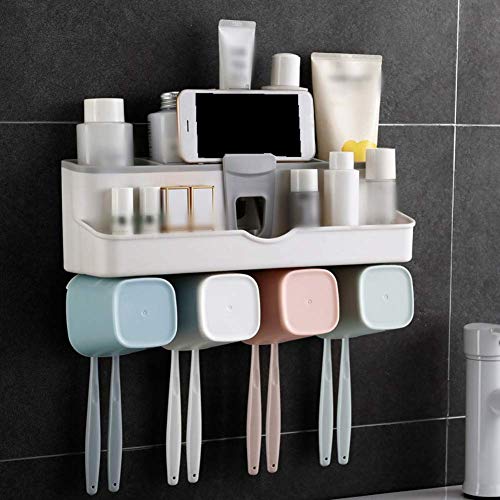 Product Cover TYZAG Tooth Brush Holders for Bathroom, Toothbrush Holders, Toothbrush Holders for Bathroom Wall Mounted, Bathroom Racks and Shelves, Toothpaste Holder Wall Mounted