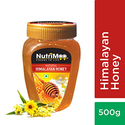 Product Cover Nutrimoo Pure & Natural Honey - Himalayan Source | Original Big Pack | 100% Natural Flower Bees - NutriMoo - 500gms PET Bottle