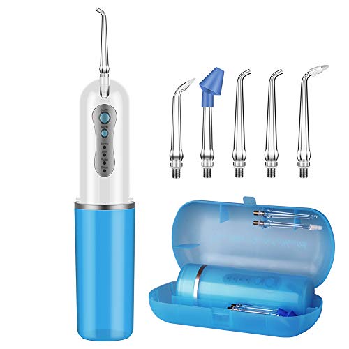 Product Cover GEEDIAR Cordless Water Flosser Teeth Cleaner,4-modes IPX7 Waterproof With 5 Interchangeable Jet Tips,Portable and USB Rechargeable Collapsible Dental Oral Irrigator for Travel and Home