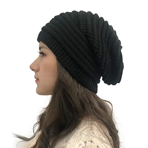 Product Cover Diaper Women Men Knitted Hat Casual Autumn Winter Warm Outdoor Wool Cap Hats & Caps Black