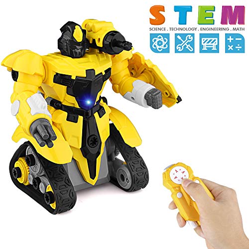 Product Cover Betheaces Kids Toys Remote Control Robot - RC Assembly Robots for Kids Building Blocks Set Educational Robots STEM Kit Toys for Boys Girls Toddlers Age of 2 3 4 5 6 7 Year Old