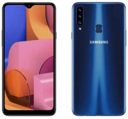 Product Cover Samsung Galaxy A20s A207/DS, 32GB/3GB RAM Dual SIM 6.5''HD+ Snapdragon 450, Factory Unlocked (International Version) - (Blue)