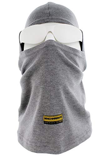 Product Cover BENCHMARK FR Flame Resistant Lightweight Balaclava, One Size, Gray, Made in USA
