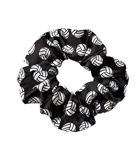 Product Cover Sportybella Volleyball Scrunchie, Volleyball Hair Accessories, Volleyball Premium Velvet No Crease Volleyball Hair Elastics Gift