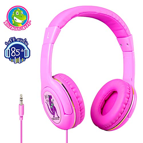 Product Cover Kids Headphones,Dveda 85dB Volume Limited Hearing Protection Child Wired Headset,3.5mm Jack On Ear Headphones with Adjustable Headband for Kids/Children/Toddler,Best for Kids