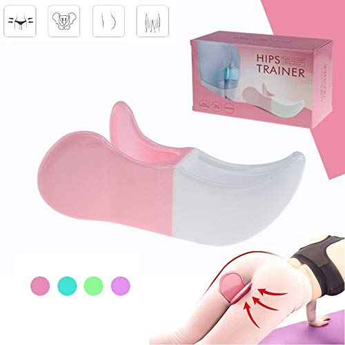 Product Cover HOUSWOUKER Hip Trainer Buttocks Lifting,Hips Muscle Trainer Bladder Controller Pelvic Floor Muscle Medial Trainer Correction Beautiful Buttocks,Butt Training Beauty Body Shaping Tools (Pink)