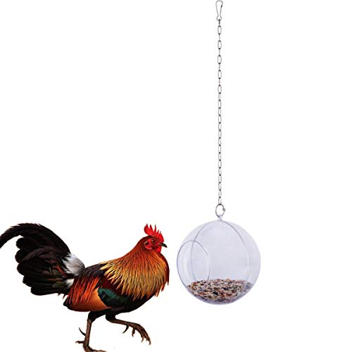 Product Cover Lanermoon Chicken Hanging Foraging Toys for Hens Feeder Feeding Treat Ball with Veggie and Seed Food for Pet Parrot Bird