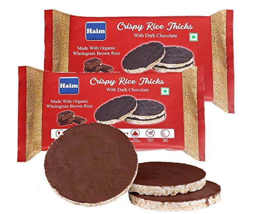 Product Cover HAIM Crispy Rice Cakes with Dark Chocolate (Pack of 2)