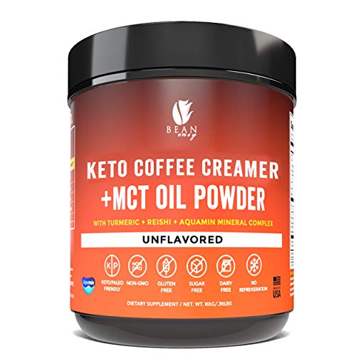 Product Cover Bean Envy Keto Coffee Creamer - Coconut Milk Powder + MCT Oil Powder - Superfood Blend for Energy & Immunity Boost, Perfect for Keto, Stress management and Joint Mobility Support - Unflavored