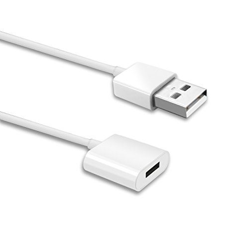 Product Cover TechMatte Charging Adapter Cable for Apple Pencil Male to Female Flexible Connector (5 Feet)