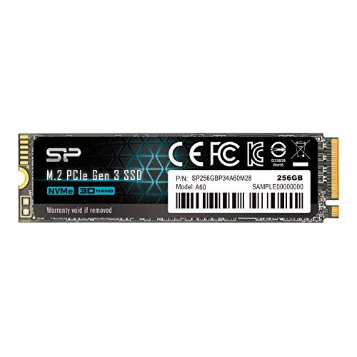 Product Cover Silicon Power 256GB NVMe M.2 PCIe Gen3x4 2280 TLC SSD (SP256GBP34A60M28)