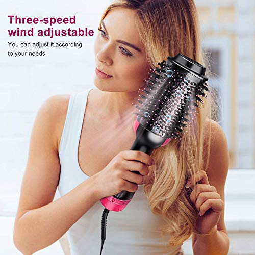 Product Cover COIF Heated Straightening Brush with Temperature Control Ceramic Heating Detangling Air Brush With ion Curling Dryer Brush