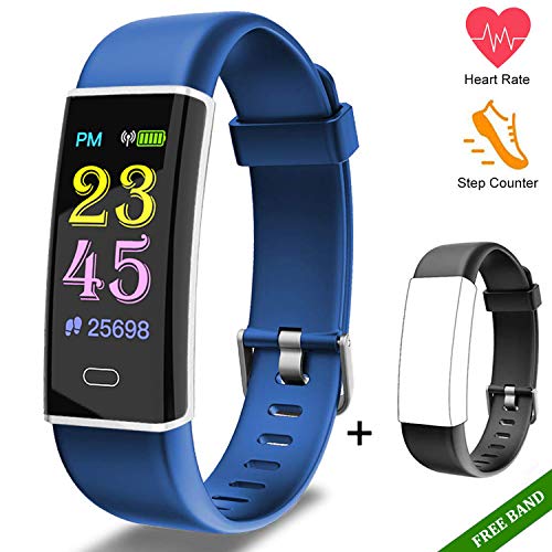 Product Cover Anzhikang Fitness Tracker Watch-Activity Trackers Watch with Heart Rate Monitor Fitness Smart Watches for Men with Sleep Monitor Step Counter Smart Fit Tracker Band Pedometer Watch for Women Kids