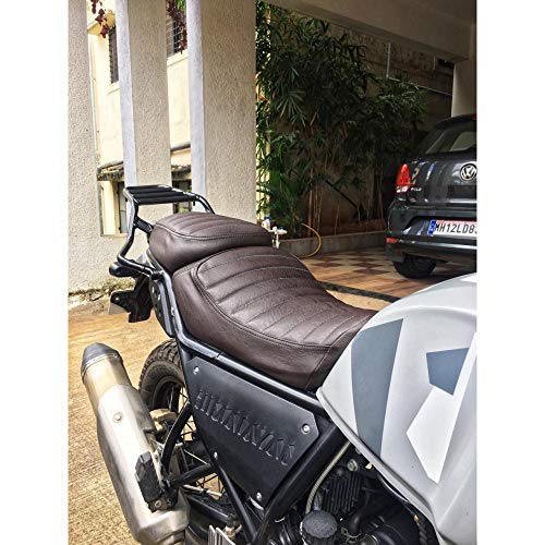 Product Cover SaharaSeats Royal Enfield Himalayan Retro Look with Added Cushion Seat Cover (Dark Chocolate)