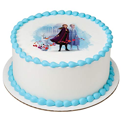 Product Cover Frozen 2 Elsa, Anna and Olaf Edible Image Cake Topper Decoration