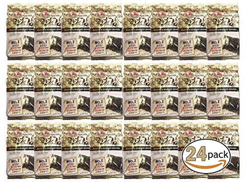 Product Cover Kim Nori Gold Kim Roasted Seasoned Seaweed Snacks 4g ( 0.14 oz ) (24 Packs)